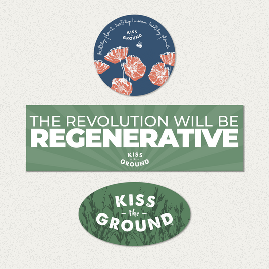 Kiss the Ground Sticker Pack